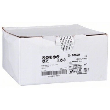 Фибровый шлифкруг R780 Best for Metal+Inox, 180 мм, G120 Bosch 2608621621 
