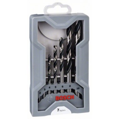 Набор сверл HSS PointTeQ 7 шт Mini X-Line D2-10 Bosch 2608577347 