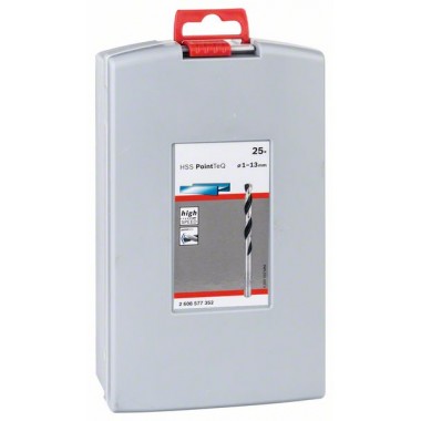 Набор сверл HSS PointTeQ 25 шт ProBox D1-13 Bosch 2608577352 