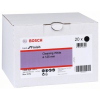 Нетканый шлифкруг 125 мм (Velcro), white Bosch 2608624114 