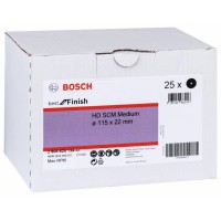 Нетканый шлифкруг SCM, 115 мм, Medium Bosch 2608624134 