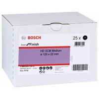 Нетканый шлифкруг SCM, 125 мм, Medium Bosch 2608624138 