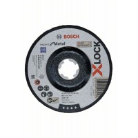 Обдирочный диск Expert for Metal X-LOCK 125x6x22.23 мм вогнутый Bosch 2608619259   