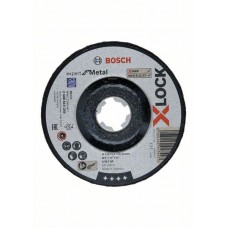 Обдирочный диск Expert for Metal X-LOCK 125x6x22.23 мм вогнутый Bosch 2608619259   