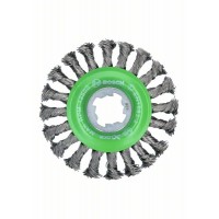 Кольцевая щетка пучки X-LOCK 115 мм INOX СТАЛЬ 0.5 мм Bosch 2608620733   