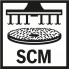 Опорная тарелка X-LOCK на липучке с держателем в центре 115 мм (для SCM кругов) Bosch 2608601723 