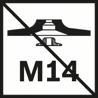 Опорная тарелка X-LOCK на липучке с держателем в центре 115 мм (для SCM кругов) Bosch 2608601723 