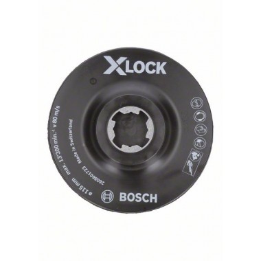 Опорная тарелка X-LOCK на липучке с держателем в центре 115 мм (для SCM кругов) Bosch 2608601723 
