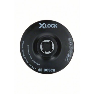 Опорная тарелка X-LOCK на липучке с держателем в центре 125 мм (для SCM кругов) Bosch 2608601724 
