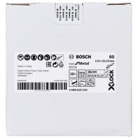 Фибровый шлифкруг R574 Best for Metal X-LOCK 115 мм G60 Bosch 2608619155 