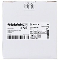 Фибровый шлифкруг R574 Best for Metal X-LOCK 115 мм G80 Bosch 2608619156 