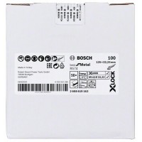 Фибровый шлифкруг R574 Best for Metal X-LOCK 125 мм G100 Bosch 2608619163   