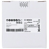 Фибровый шлифкруг R444 Expert for Metal X-LOCK 115 мм G24 Bosch 2608619165 