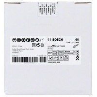Фибровый шлифкруг R780 Best for Metal+Inox X-LOCK 115 мм G60 Bosch 2608619179 