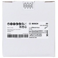 Фибровый шлифкруг R780 Best for Metal+Inox X-LOCK 115 мм G80 Bosch 2608619180 