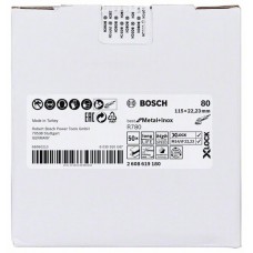 Фибровый шлифкруг R780 Best for Metal+Inox X-LOCK 115 мм G80 Bosch 2608619180 