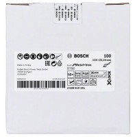 Фибровый шлифкруг R780 Best for Metal+Inox X-LOCK 115 мм G100 Bosch 2608619181 