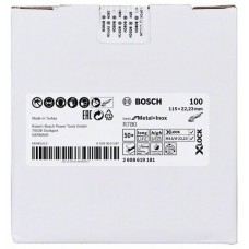 Фибровый шлифкруг R780 Best for Metal+Inox X-LOCK 115 мм G100 Bosch 2608619181 