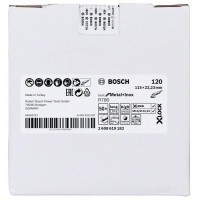 Фибровый шлифкруг R780 Best for Metal+Inox X-LOCK 115 мм G120 Bosch 2608619182 
