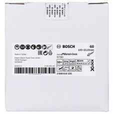 Фибровый шлифкруг R780 Best for Metal+Inox X-LOCK 125 мм G60 Bosch 2608619185   