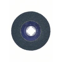 Лепестковый шлифкруг X571 Best for Metal X-LOCK 115 мм G120 прям. пластик Bosch 2608619208 