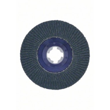 Лепестковый шлифкруг X571 Best for Metal X-LOCK 115 мм G120 прям. пластик Bosch 2608619208 
