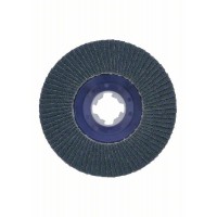 Лепестковый шлифкруг X571 Best for Metal X-LOCK 125 мм G80 прям. пластик Bosch 2608619211   