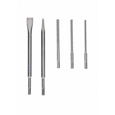 Набор буров SDS Plus-5X + SDS Plus Зубила Bosch 2607017515   
