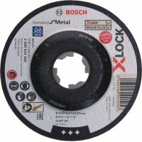Обдирочный диск Standard for Metal X-LOCK 115x6x22.23 вогнутый, (+30%) Bosch 2608619365