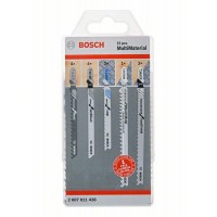 Набор лобзиковых пилок MultiMaterial Bosch 2607011438 