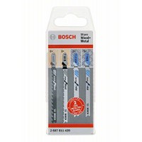 Набор лобзиковых пилок дерево+металл Bosch 2607011439 
