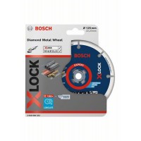 Алмазный диск X-LOCK по металлу 125x22,23мм Bosch 2608900533