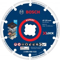 Алмазный диск X-LOCK по металлу 125x22,23мм Bosch 2608900533