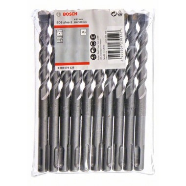 Бур по бетону 10 шт. SDS plus-1 12x100x160 мм Bosch 2608579125 