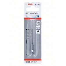 Сверло HSS PointTeQ HEX 2.0 мм Bosch 2608577517