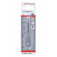 Сверло HSS PointTeQ HEX 2.5 мм Bosch 2608577518
