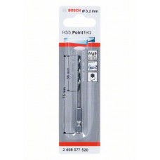 Сверло HSS PointTeQ HEX 3.2 мм Bosch 2608577520
