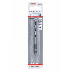 Сверло HSS PointTeQ HEX 6.0 мм Bosch 2608577528
