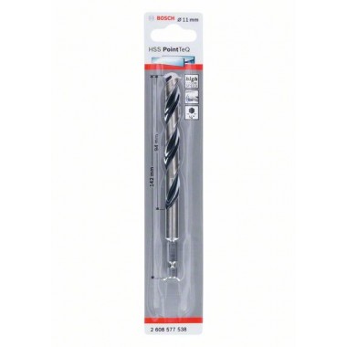 Сверло HSS PointTeQ HEX 11.0 мм Bosch 2608577538