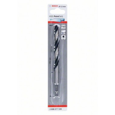 Сверло HSS PointTeQ HEX 12.0 мм Bosch 2608577539