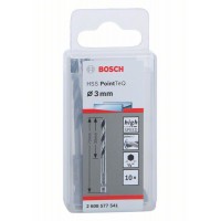 10 сверл HSS PointTeQ HEX 3 мм Bosch 2608577541