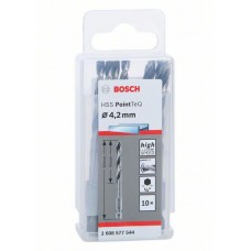 10 сверл HSS PointTeQ HEX 4.2 мм Bosch 2608577544