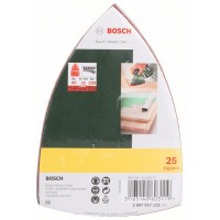 Шлифлисты (25 шт.) для PSM K40/80/120/180 102x62,93 мм Bosch 2607017112 