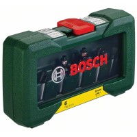Набор из 6 фрез TC (хвостовик 8 мм) Bosch 2607019463 