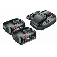 Набор: 2 аккумулятора PBA 18 2.5 Ач+ з/у AL1830 Bosch 1600A011LD