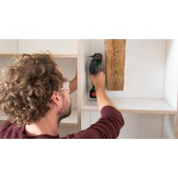 Аккумуляторная ударная дрель-шуруповерт Bosch AdvancedImpact18 (2 акк.) SET (с угловой и эксцентриковой насадкой) 06039B5103
