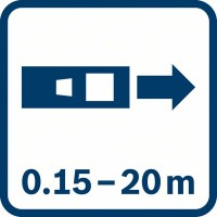Лазерный дальномер Bosch GLM 20 0601072E00