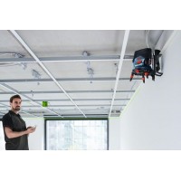 Лазерный нивелир Bosch GCL 2-50 CG + RM 2 (12 V) + потолочная клипса + L-Boxx 0601066H00