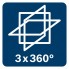 Лазерный нивелир Bosch GLL 3-80 (AA) + кейс 0601063S00