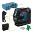 Линейный лазерный нивелир Bosch GLL 2-15 G 0601063W02